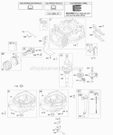 Part Location Diagram of 692670 Briggs and Stratton Cylinder Assembly